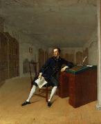Arthur Devis Sir Roger Newdigate in the Library at Arbury china oil painting artist